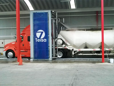 Nuevo lavado de camiones en el Cuautitlán Itzcalli Edo. de México